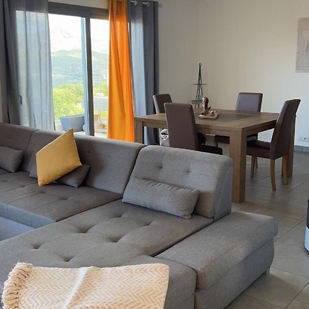 Haut de Villa - Vue mer avec Coucher de Soleil Cargèse Extérieur photo